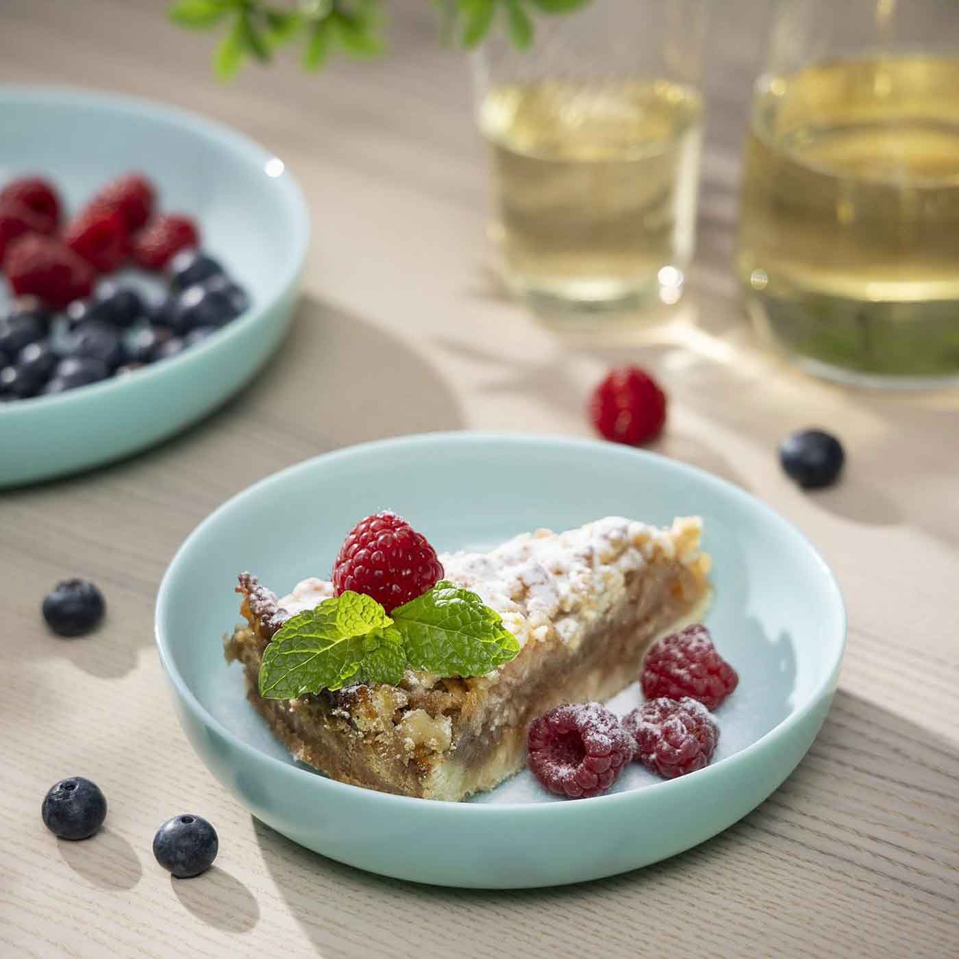 بشقاب سرو ایکیا مدل IKEA VITBLECKA سایز 17 سانتی متر